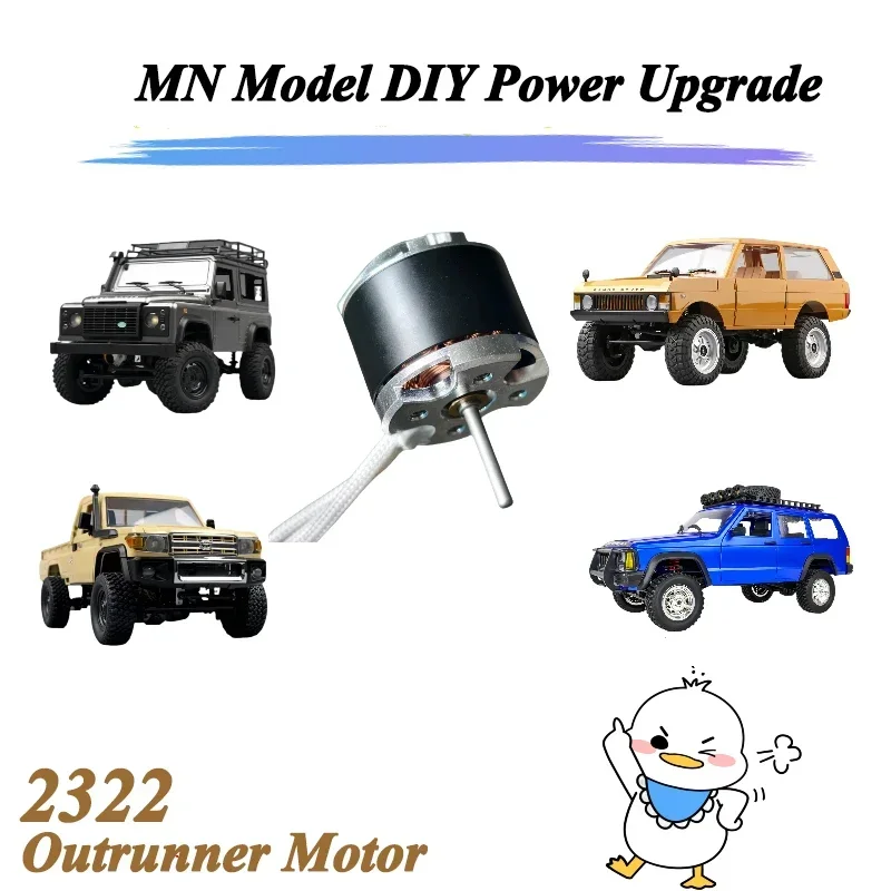 2322 2600KV Brushless Motor Gear Box AM32 45A ESC 21G Servo 7CH Transmitter RX for 1/12 RC Crawler Car MN99S MN78 MN82 MN168 Kit - Image 3