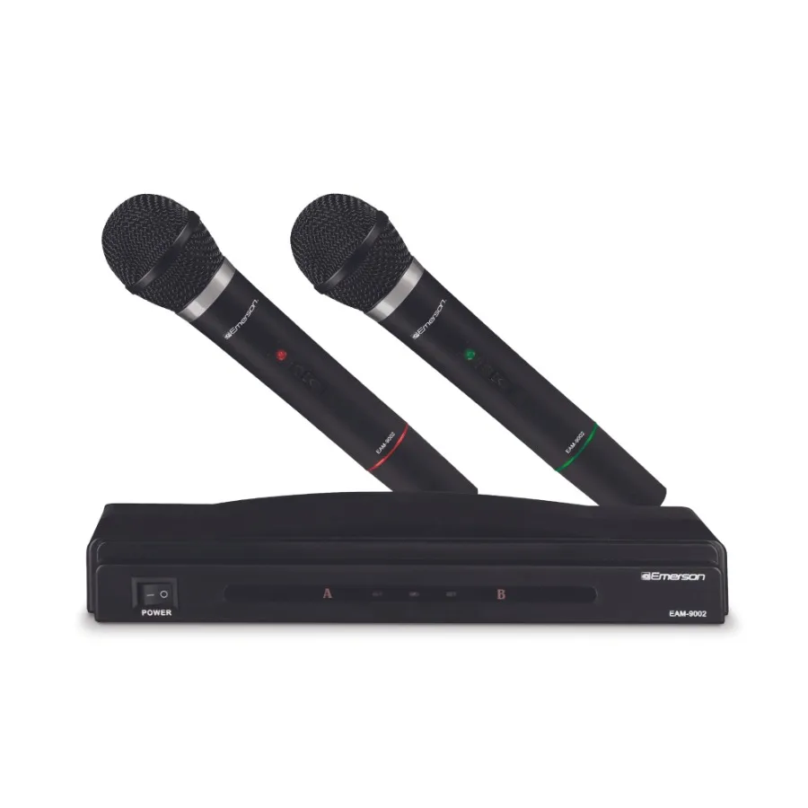 

Emerson Professional Dual Microphone Kit with Wireless Transmitter