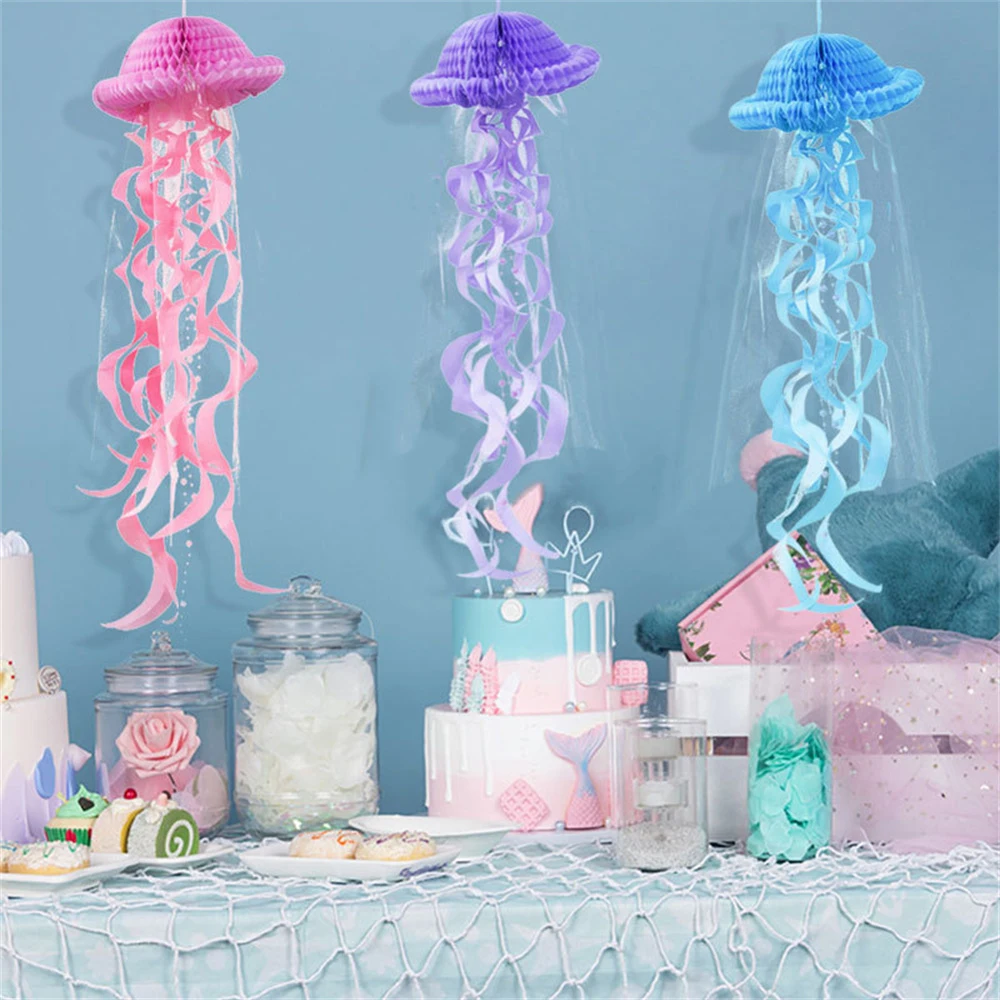 Kleine Meerjungfrau Party Dekorationen Süßigkeiten Geschenk Tasche Keks Packt asche Meerjungfrau Geburtstags feier Thema Dekor Mädchen liefert Baby party