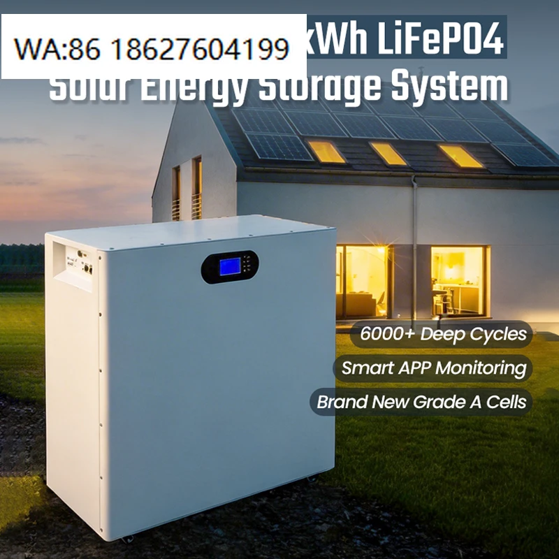 51.2V Home Solar Storage Battery, 560Ah-628Ah Large Capacity LiFePO4 Off Grid Energy Storage System