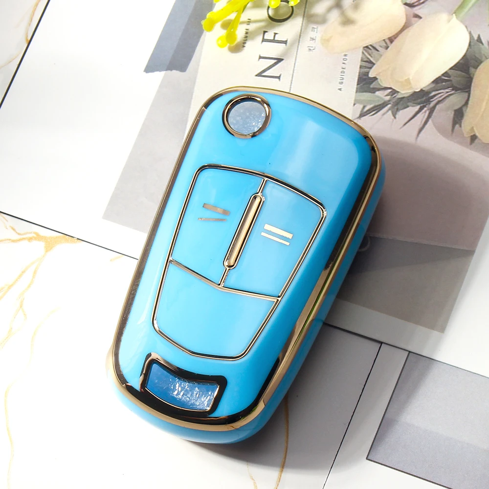 KEYYOU TPU Car Key Case Cover Protection For Opel Vauxhall Astra H Corsa D Vectra C Zafira Astra Vectra Signum 2/3 Buttons