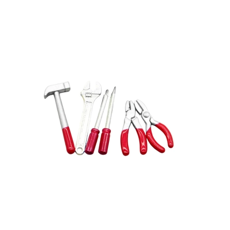 Ensemble d'outils jardinage miniatures réalistes 23GD, pour affichage scène maison poupée 1/12, accessoires jeu