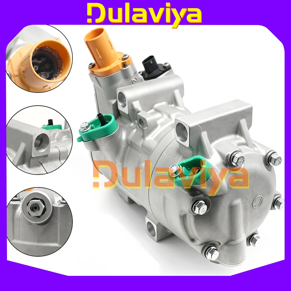 Auto Hybrid Electric AC Air Conditioner Compressor For PEUGEOT 208 2008 Citroen C4 Corsa Vivaro 9831370080 9831498480 9840056680
