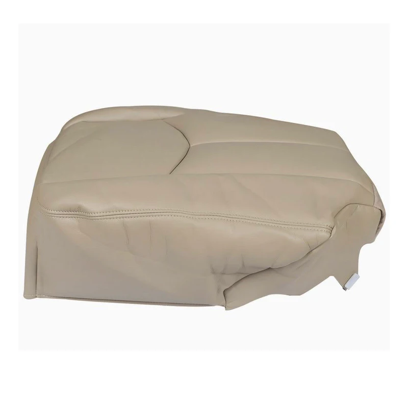 Beige auto vooraan bestuurderszijde onderkant stoelhoes pu lederen fit voor gmc sierra chevrolet silverado lawine tahoe 2003 2004-2006