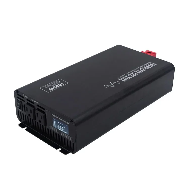 New design 12V 24V 48V 60V 72V DC to 110V 220VAC 1000W dc  ac pure sine wave inverter