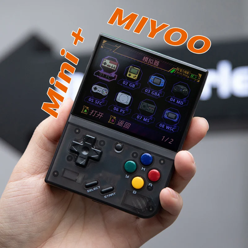 Miyoo Mini Plus Handheld Game Players Open Source 3.5 Inch Ips Screen WiFi Retro HD Consoles Customize R36s Consola Gamer Gifts