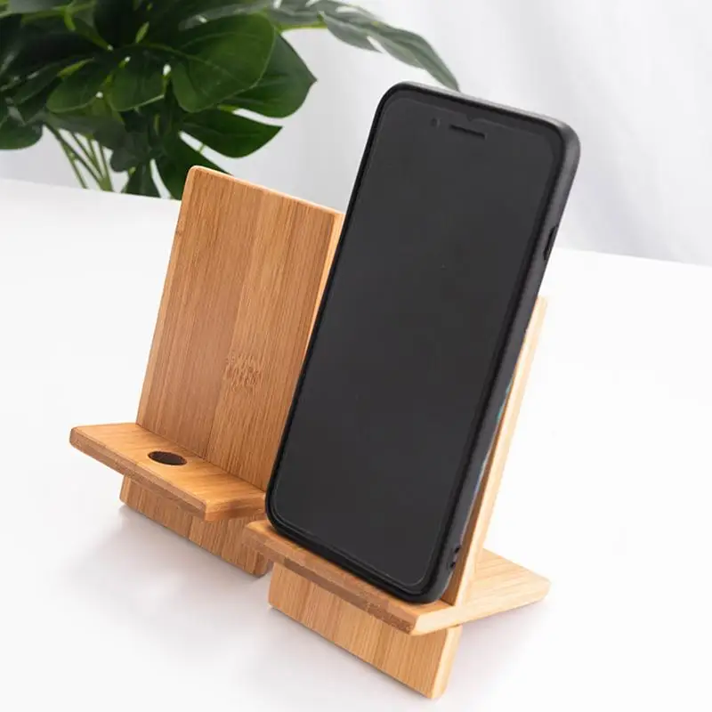 

Wooden Phone Holder Stand Mobile Smartphone Support Tablet Stand For Desk Cell Phone Holder Stand Portable Mobile Holder