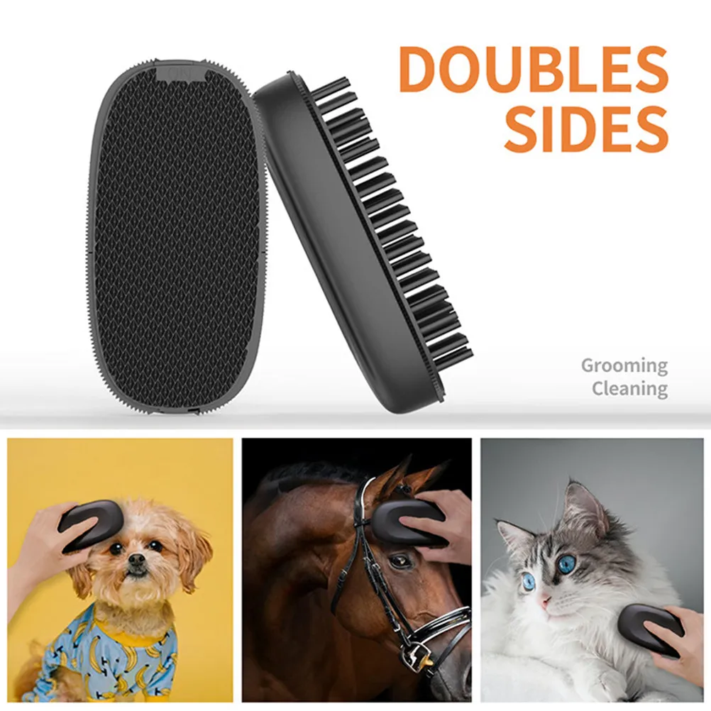 

Multipurpose Horse Grooming Brush Sturdy Livestock Hairbrush for Horse Cow Cleaning with Comfort Grip Improved Circulation