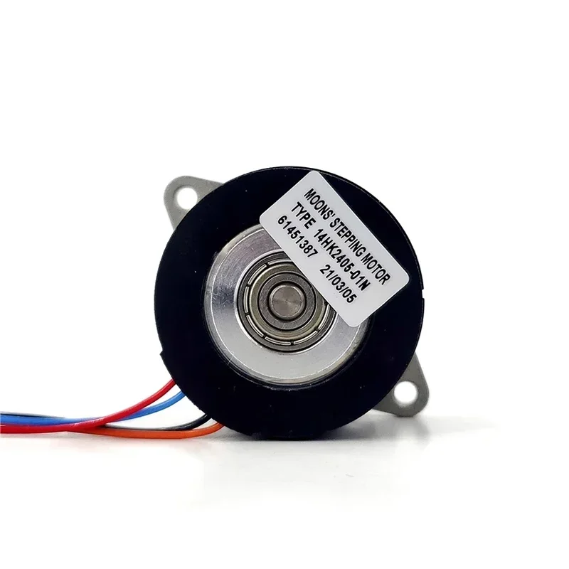 MOONS 0.9 Degree Mini 36mm Round Hybrid Stepper Motor Micro 2-Phase 4-Wire Stepping Motor Pulley Wheel for 3D Printer CNC Robot