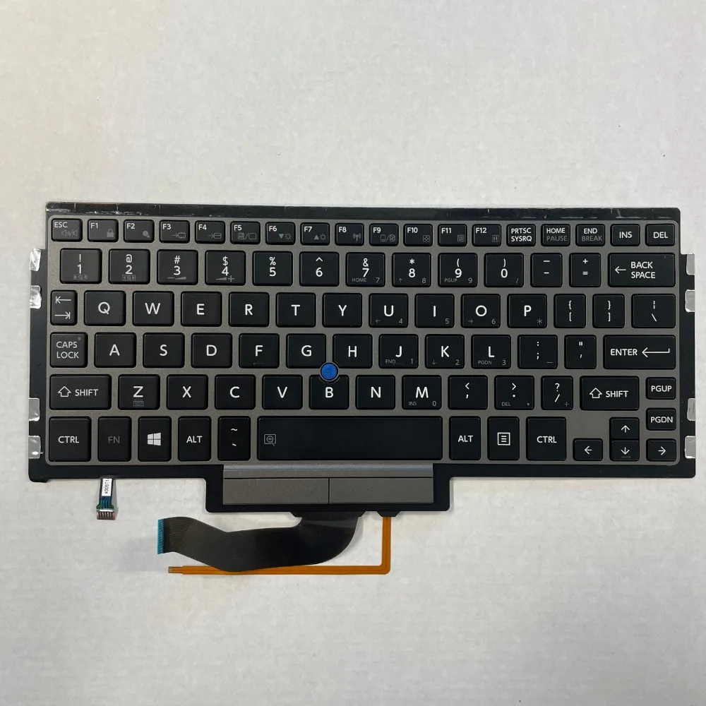 Teclado retroiluminado genuino para Toshiba Portege Z10t Z10t-A Series G83C000DR3 NSK-TW2BN