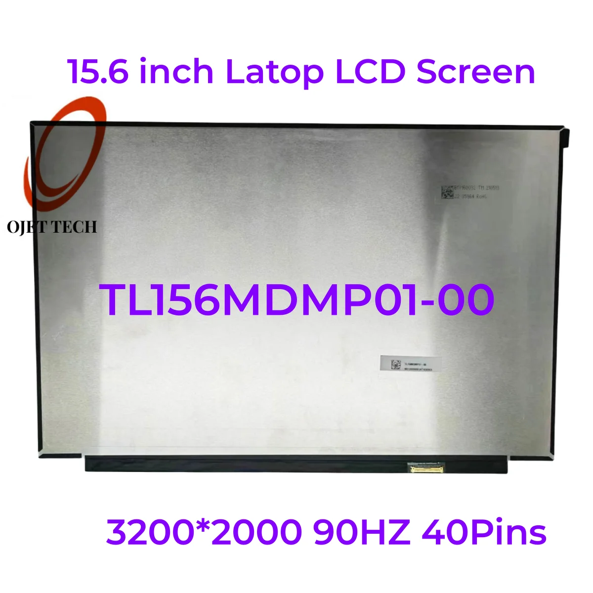 TL156MDMP01-00 Laptop LCD Screen for Xiaomi RedmiBook Pro 15 XMA2007-AJ 3200*2000 3.2k 90hz Full Screen Display 16:10 40Pins