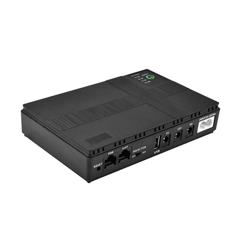 SR-UPS Uninterruptible Power Supply Router DC Multi-Port With POE Optical Cat Cell Phone Switch Mini Router