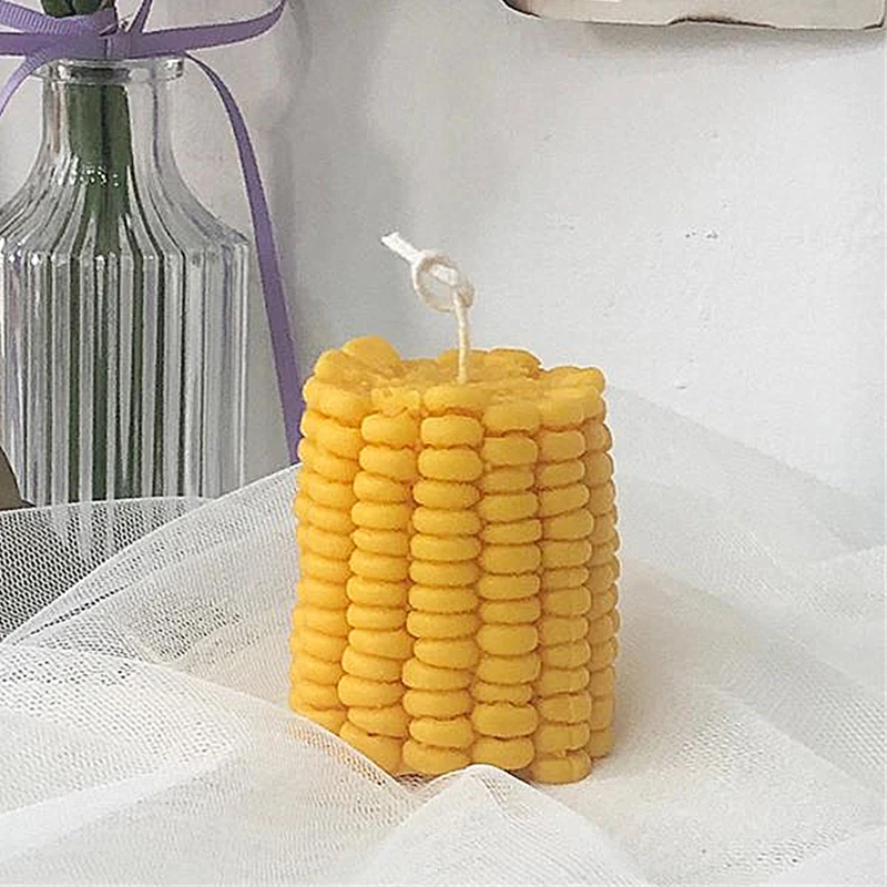 3d Corn Silicon Candle Mold New Chocolate Mold DIY Handmade Soap Mould Candle Molds for Candle Making