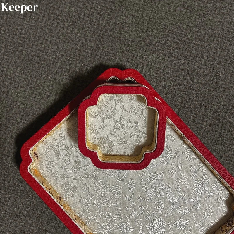 

Royal Arabic Jewelry Display Tray, Palace Style Counter Organizer for Bracelet Ring Earring Necklace, Live Stream & Photography