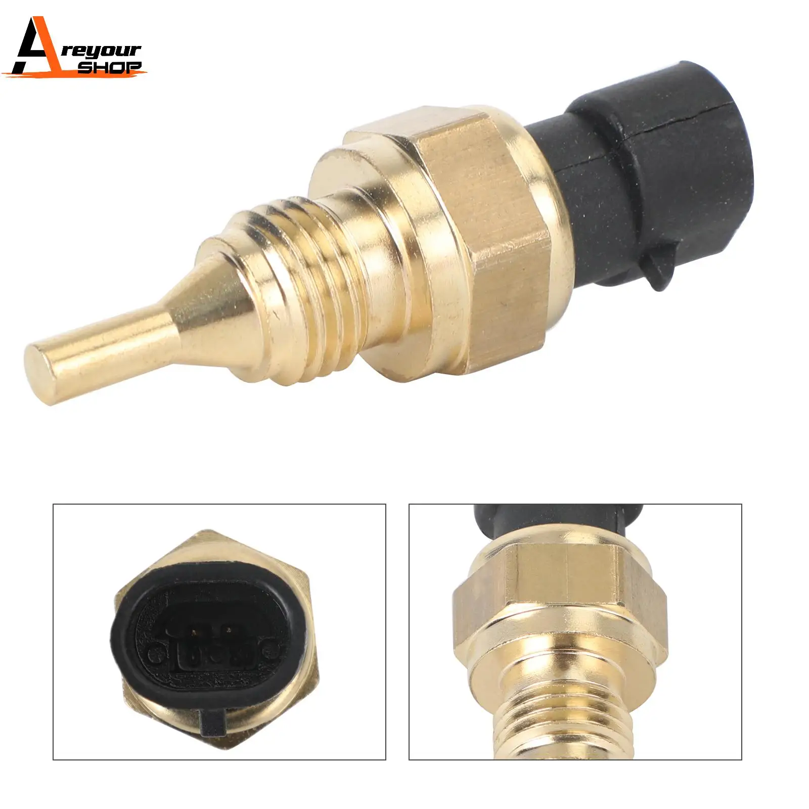 Areyourshop Water Temperature Sensor  For Cummins L10 M11 ISM N14 3865312 Car Auto Parts