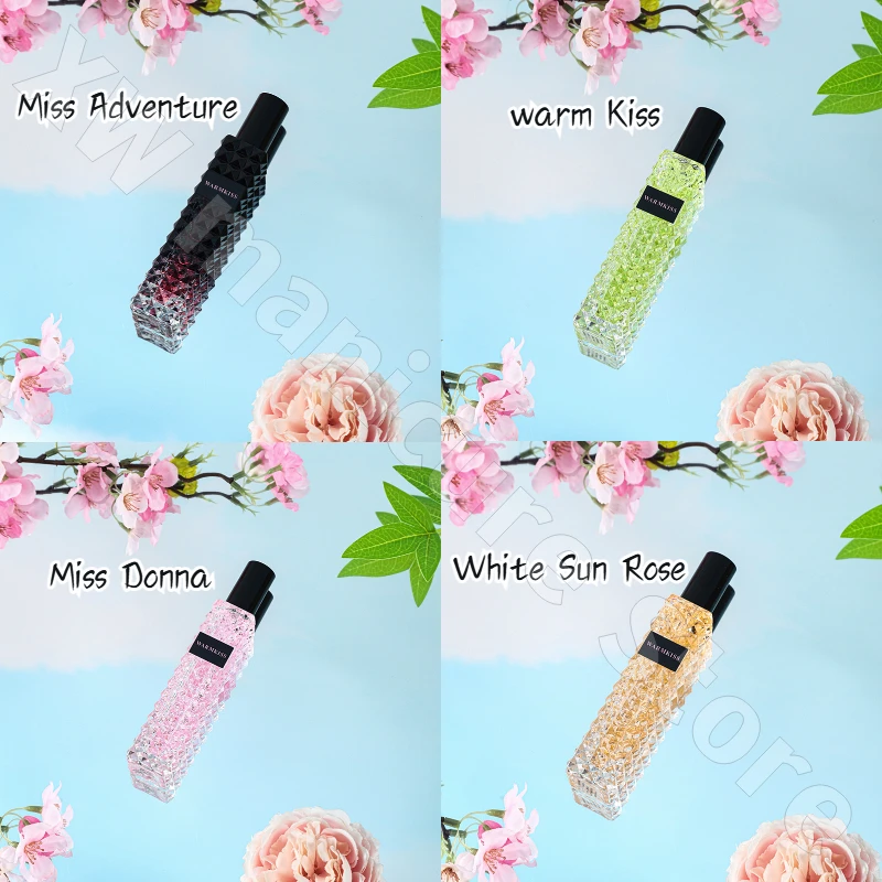 Miss Adventure Miss Donna parfum Rose siang hari adalah Parfum alami segar dan tahan lama romantis manis, elegan dan intelektual