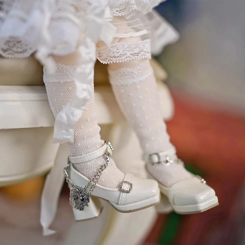 Chaussures de poupée BJD adaptées aux chaussures bjd de taille 1/4 avec talons épais, accessoires de poupée