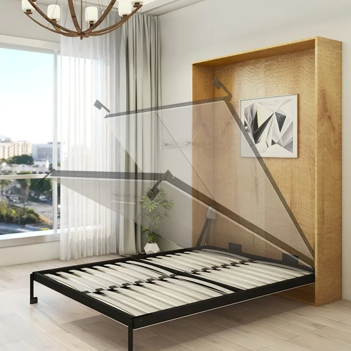 

Invisible hardware accessories, rollover, multi-functional wall bed, wardrobe integrated folding, hidden and turned down