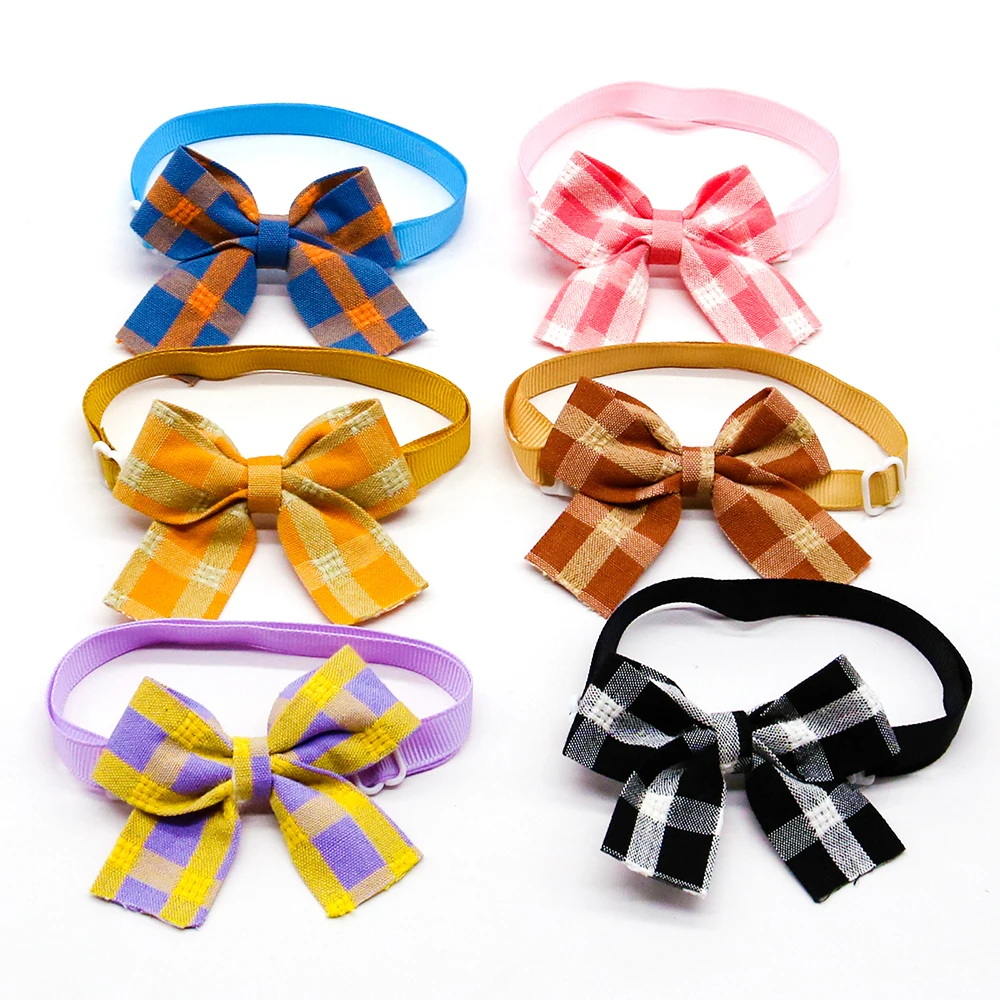 50PCS Dog Accessories Small Dog Cat Bowties For Dog Grooming Products Dogs Supplies Mini Dogs Pets Bow Tie  For Dogs Products