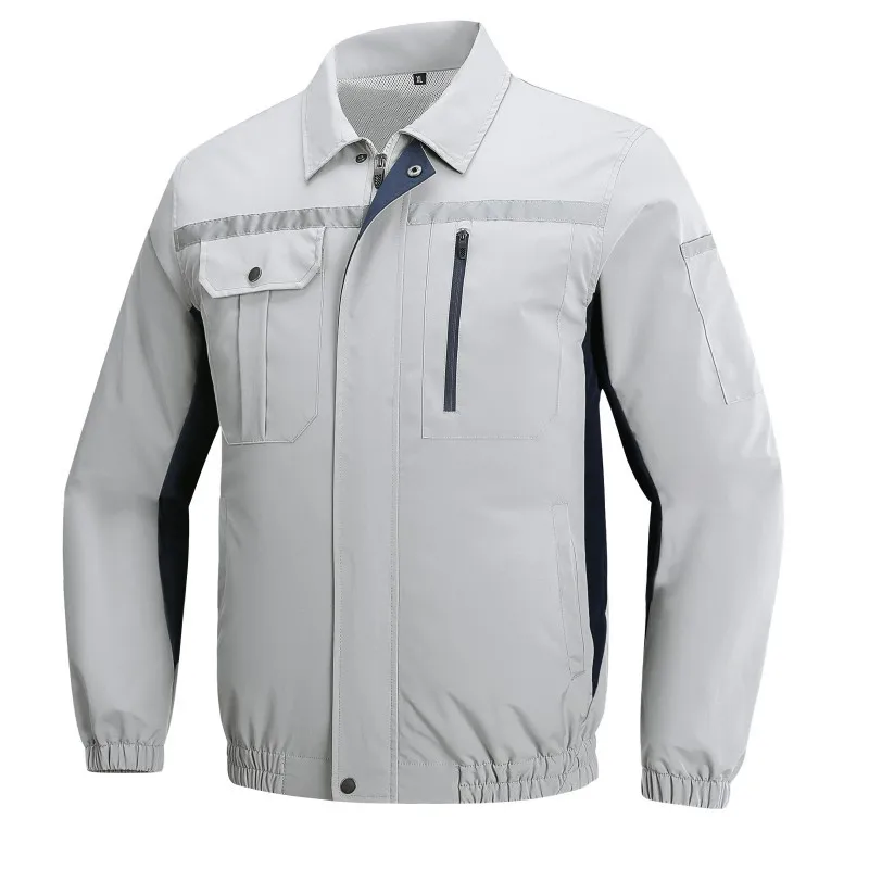 Summer Cooling Fan Jacket Men's Air Conditioning Refrigeration Clothes Women Overalls Jackets Waterproof Uv-proof Fishing Coat