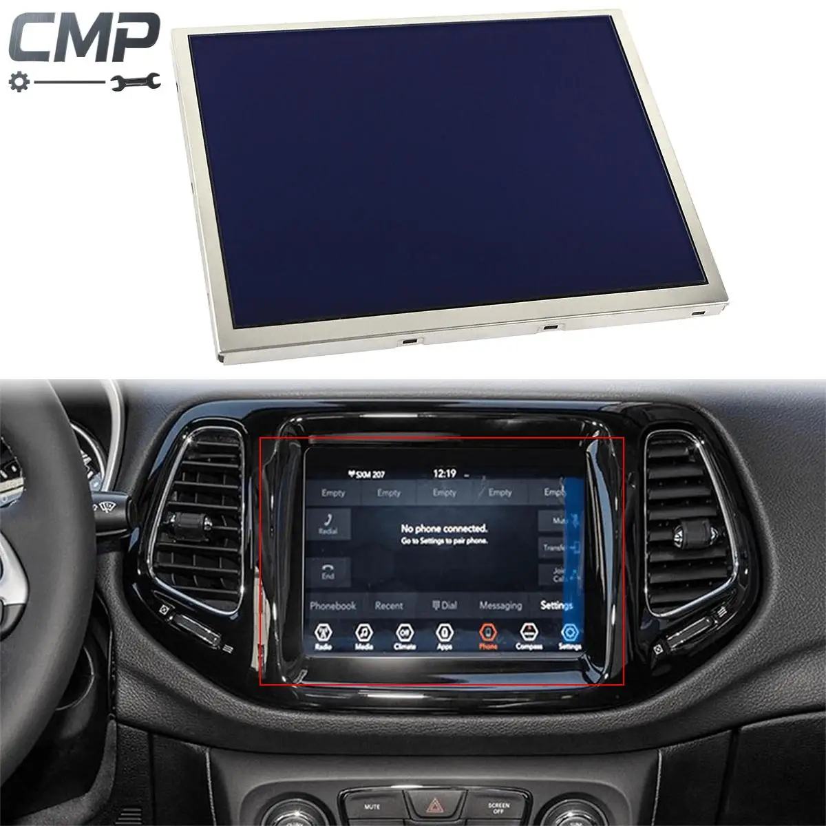 

8,4-дюймовый сенсорный ЖК-экран TDO-XGA084 XGA0840J0000 BLM96100220 BLM9611010 Uconnect 4UAV для Jeep RAM 2018-2022 TDOXGA084 ﻿