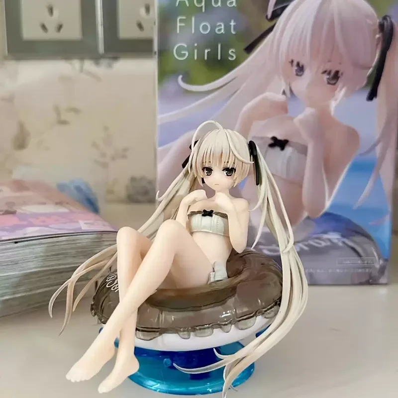 Yosuga no Sora Kasugano Sora Schwimmanzug-Schwimmring-Figur, 10 cm, PVC, Anime-Sammlermodell, Statue als Geschenk, Heim- und Schreibtischdekoration, niedlich