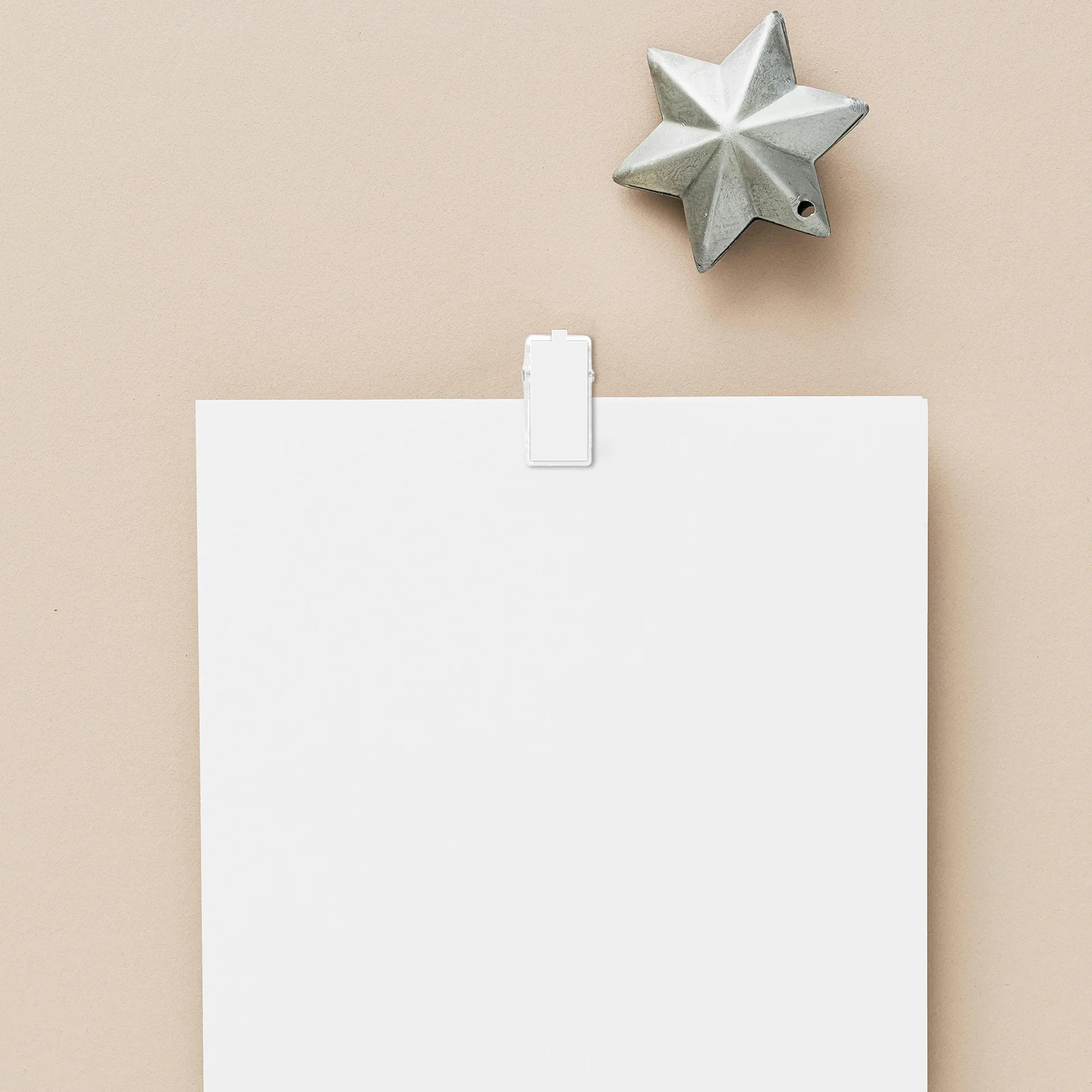 50 szt. Przezroczystych Klipsów Sprężynowych Samoprzylepnych do Gobelinów Ściennych, Klipsy do Zawieszania Zdjęć, Kart Identyfikacyjnych, dla Pracowników Biurowych, Studentów, Pielęgniarek