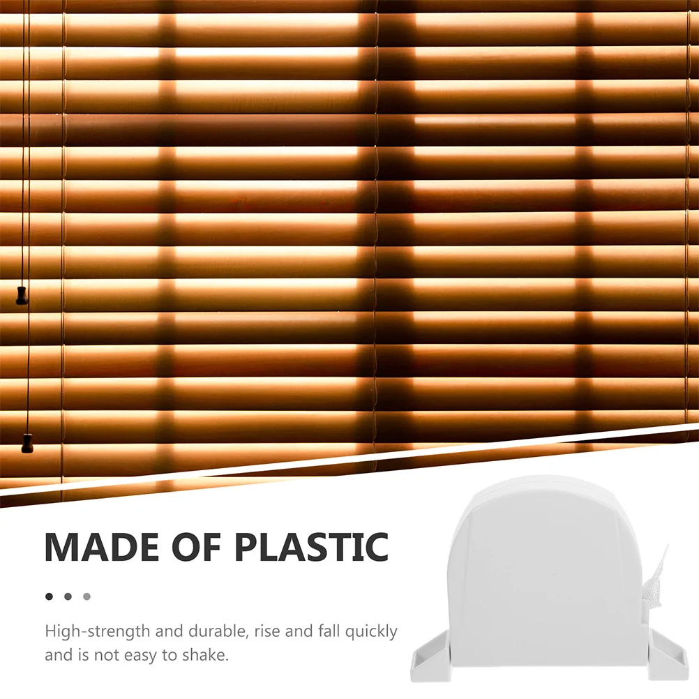 2 قطعة صندوق تخزين لفاف الحبل الأعمى الأسطوانة عالية القوة نافذة بلاستيكية حامل سلسلة أعمى منظم للمكتب المنزلي #1