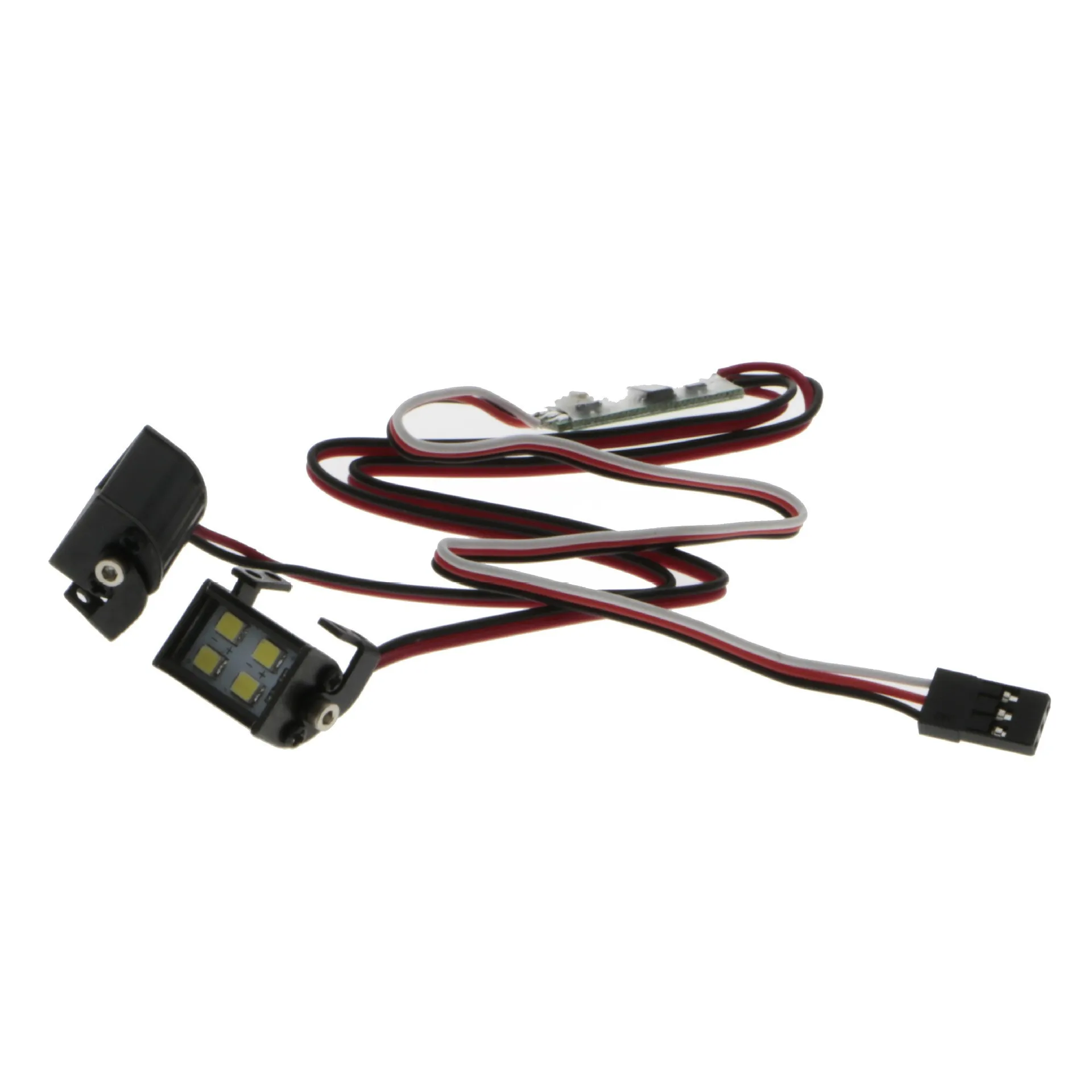 HFLRC LED Light Bar Pods CH3 Remote Control 3 Modes for 1/10 RC Crawler Axial SCX10 TRX4 D90 90048 Roof Bumper Light