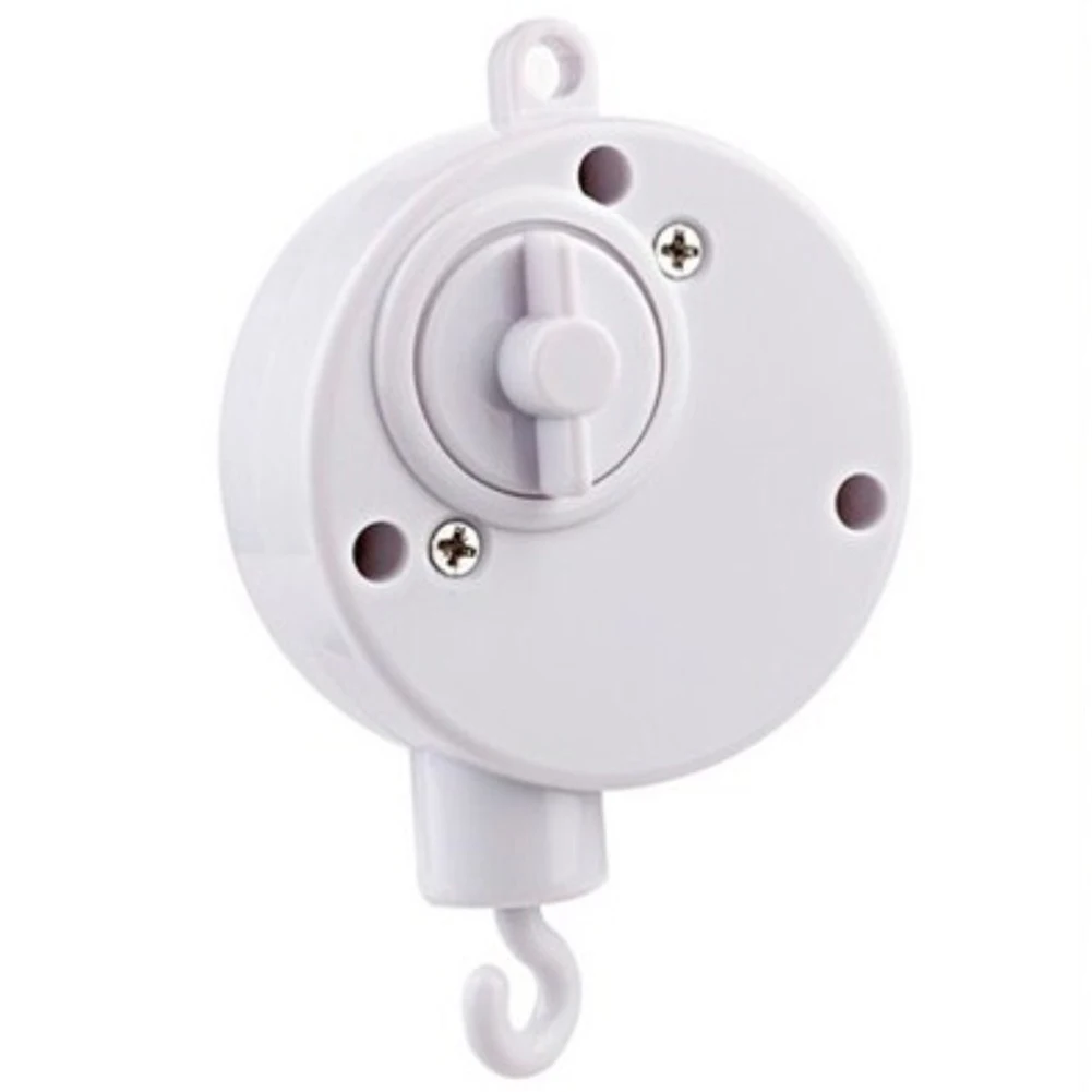 DIY Infant Bell Music Box for Baby Cot Mobile Crib Bed Hanging Toy with Rotary Hook Pause Function and Lovely Melody