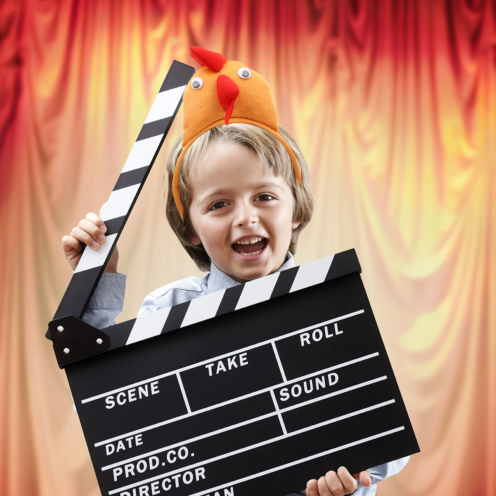 

Animal Headdress Props Child Bow Tie Costume Decorations Kids Headpiece Party Favor Easter Chicken Cosplay Accessory Animal