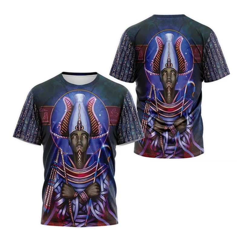 Japanese Ninja Print T Shirt For Men Summer Samurai Sakura Pattern Casual O-Neck Short Sleeve Fashion Trend Clothing Men's Tops