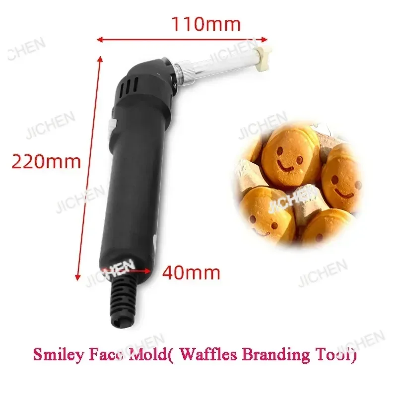 Zq Waffles Brander Smile Stamp Branding Tool Face Egg Mold Face Imprint Tool