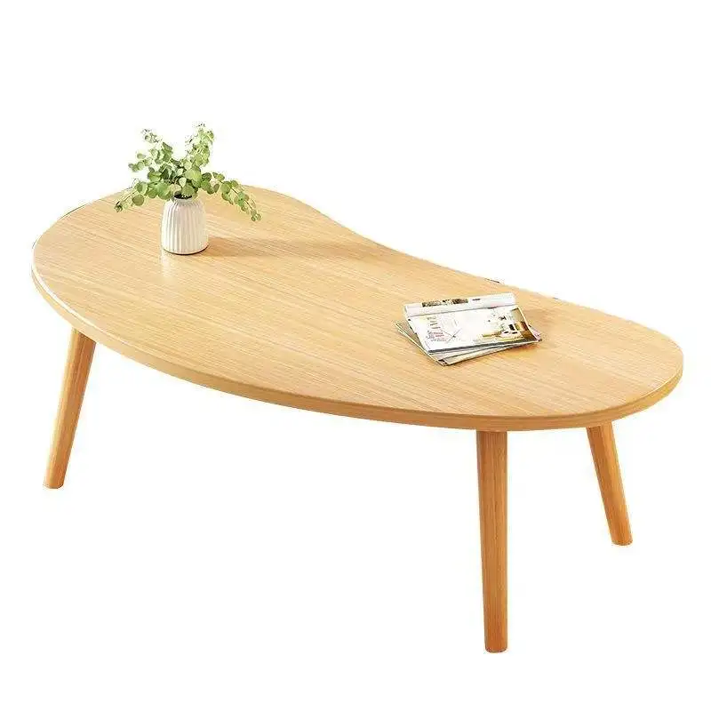 Living Room Wooden Table , Coffee Shop Fashion Sintered Stone Modern Round Coffee Table