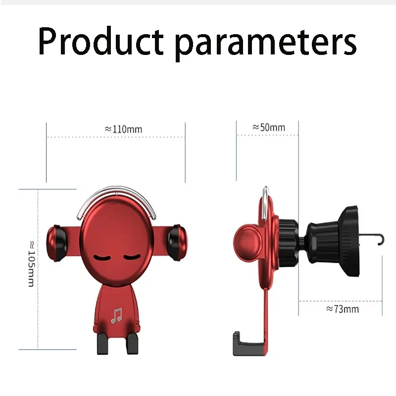 New Car Air Outlet Phone Holder Automatic Telescoping Clamp Mobile Universal Bracket For Car Mounted Brackets image 6