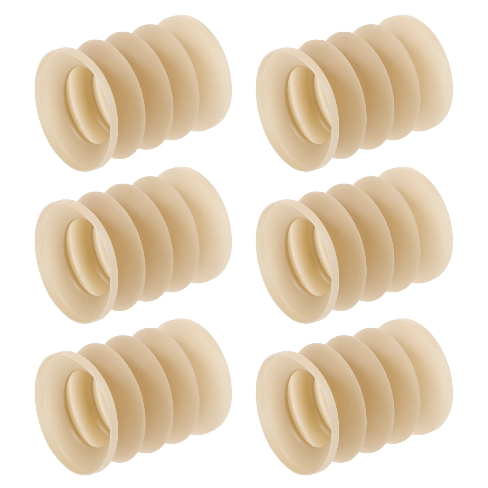 

6pcs Gimmick Neck Cracking Prop Bone Crack Effect Funny Trick for Pranks Beige Plastic
