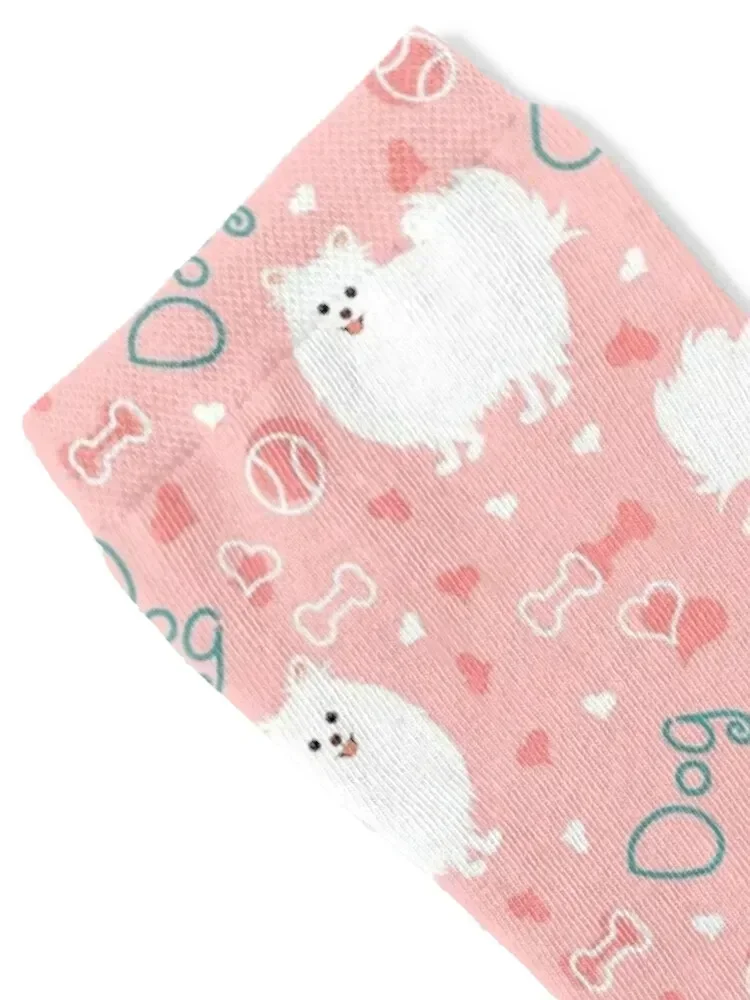 Love Pomeranian Dog Socks christmass gift summer Crossfit Boy Child Socks Women's