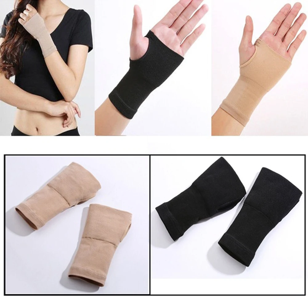 Elastic Nylon Carpal Tunnel Hand Palm Thumb Support Compression Sleeve Support Gloves Arthritis Wrist Support Brace Gloves