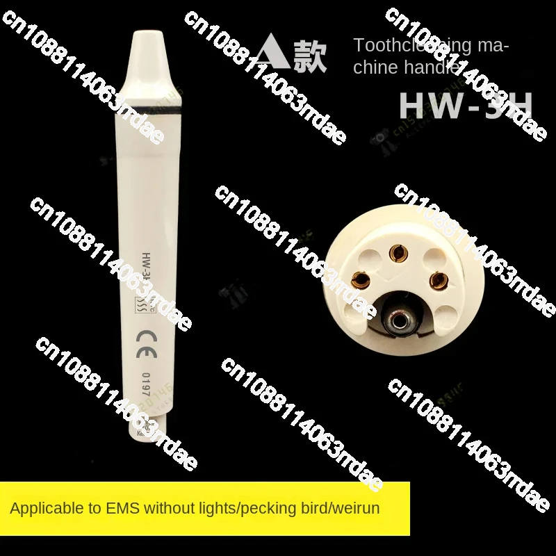 Dental scaler handle ultrasonic woodpecker plug-in type HW-3H 5L with light for EMS Satellite