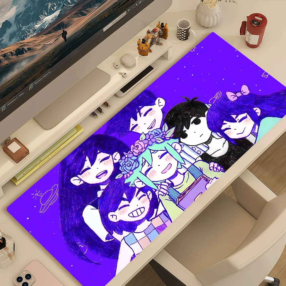 Cartoon Games O-omori Mouse Pad Large Non-slip Lockedge Desktop Computer Desk Mat Keyboard Writing MousePad Office Gamer Student