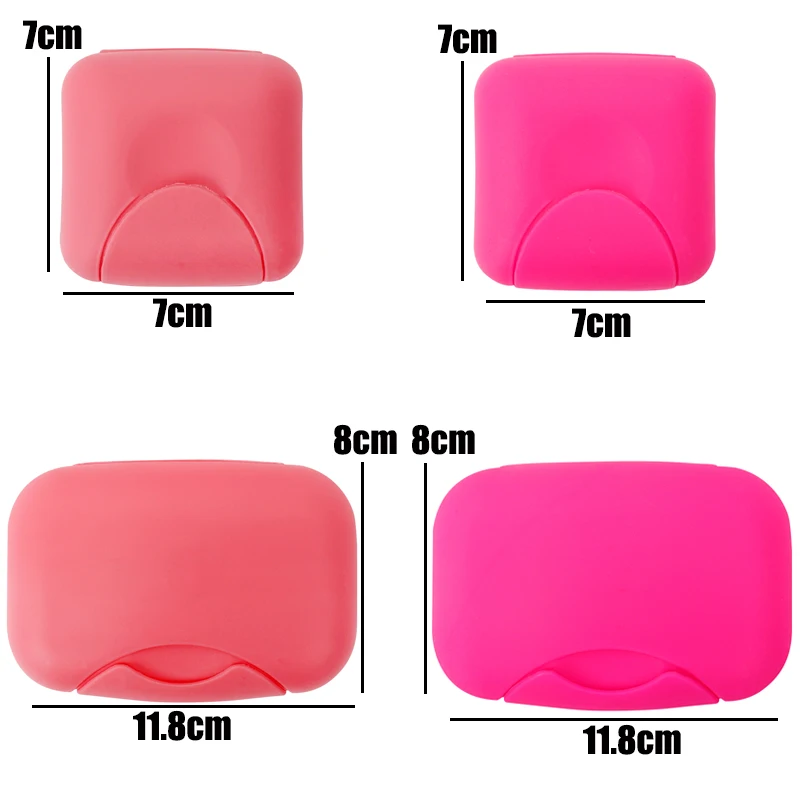 Travel Soap Dish Box Sealed Creative Candy Color Large Container Household Kitchen Bathroom Tools Portable Travel Soap Box