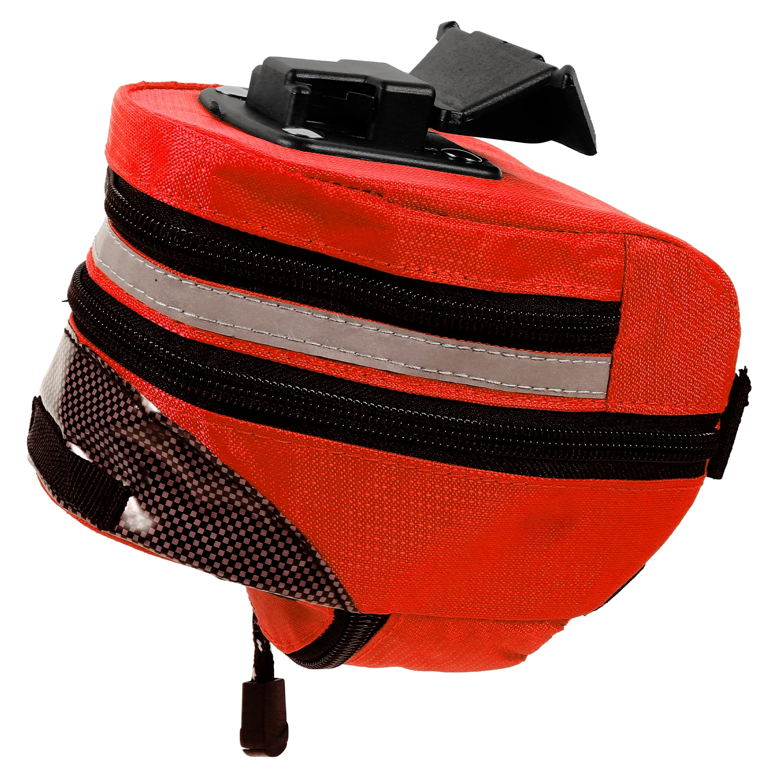 

Bike Saddle Pouch Cycling Tail Bag Waterproof Durable Reflective Stripe Zip Closure Suitable Most Racks Outdoor Bike Bicycles