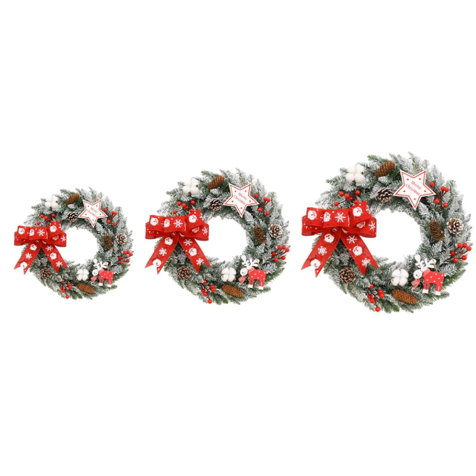 Christmas Wreath Hanging Decoration Traditional Christmas Decoration Xmas Wreath