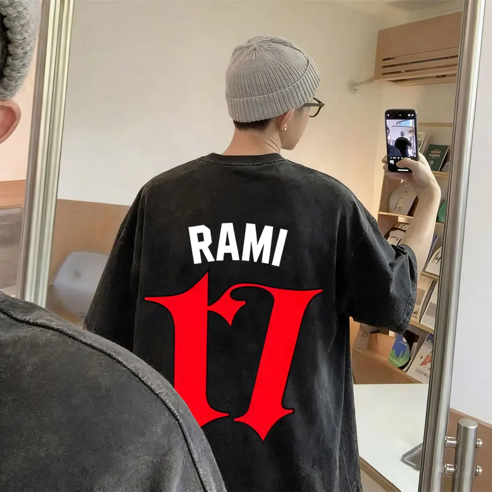 

Washed Vintage Kpop Band Babymonster Ahyeon Asa Rami Rora Ruka Pharita Chiquita T-shirt Men Women Fashion Casual Cotton T Shirt