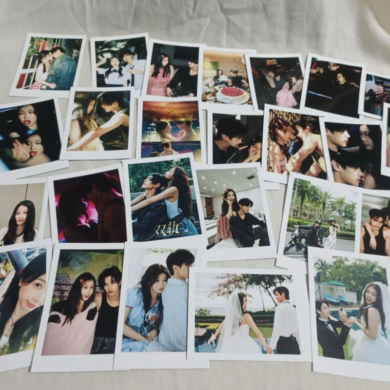 30/50PC No Repeat He Yu Yu Shuxin Lomo Card Speed and Love Jin Zhao Jiang Mu Drama Stills Pai Li De Photo 3 Inch Small Card