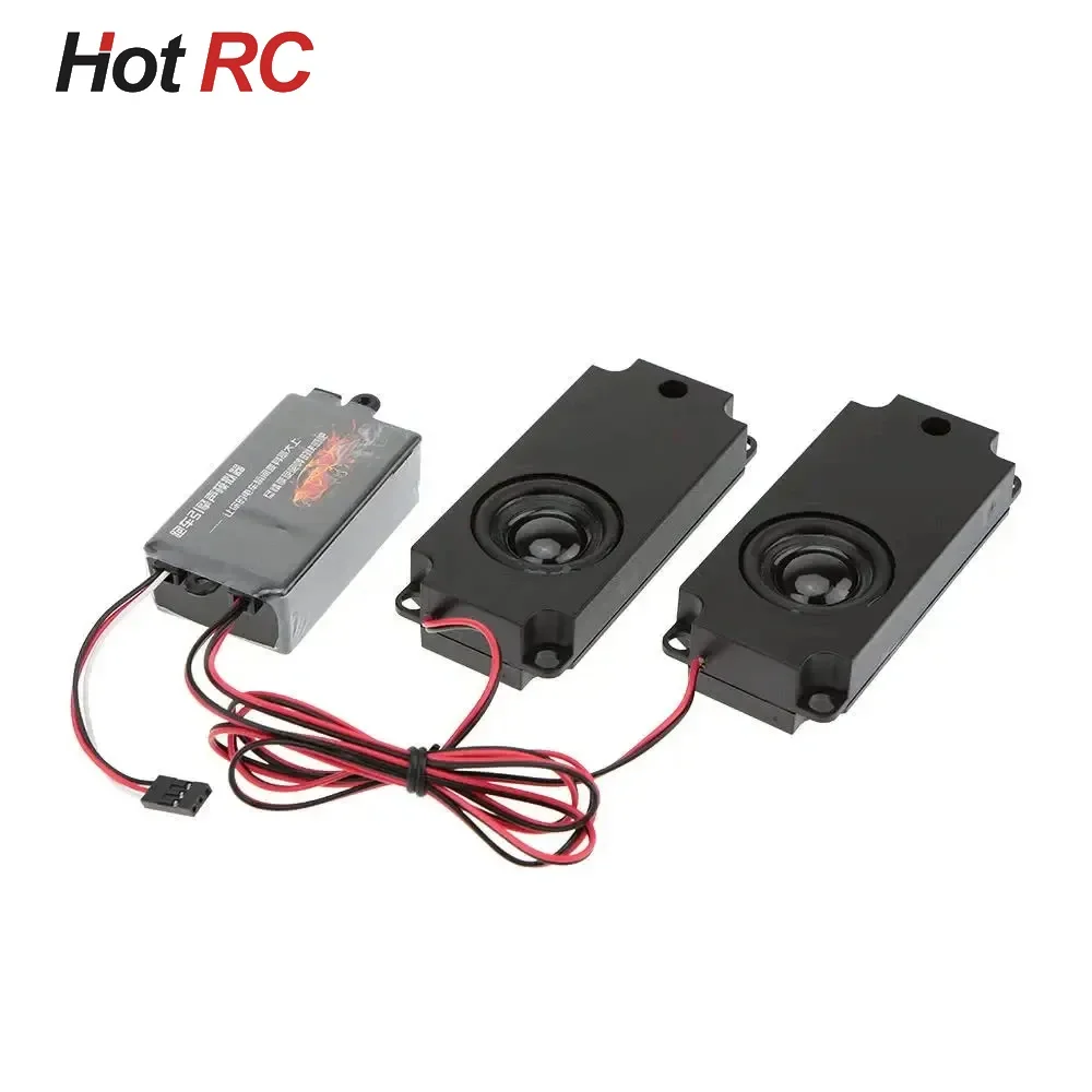 UniFly RC Car Second Generation Cool Throttle Linkage Groups Engine Sound Simulator With 2 Speakers For RC Sports Car Model