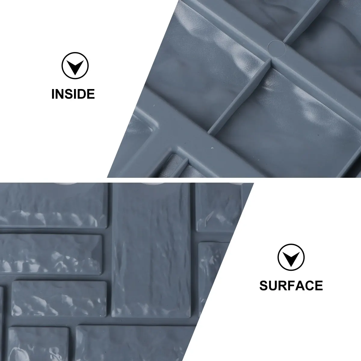 

10 шт., пластиковая окантовка, блокирующая садовая граница для газона, забор, цветочная кровать, газонная дорожка, контроль сорняков, светло-серый