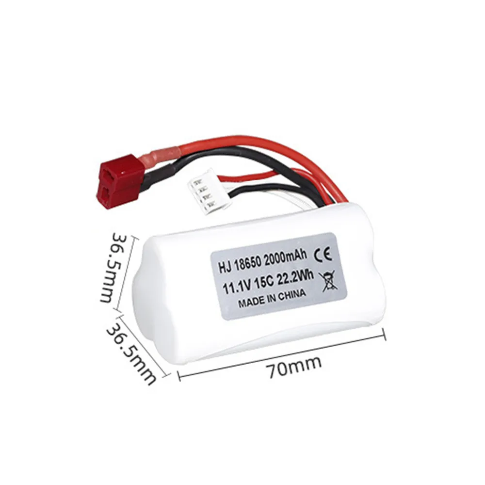 TX768 RC Boat Lithium Battery 11.1V 2000mAh For TX768 Speedboat Parts TX768 Accessories Battery