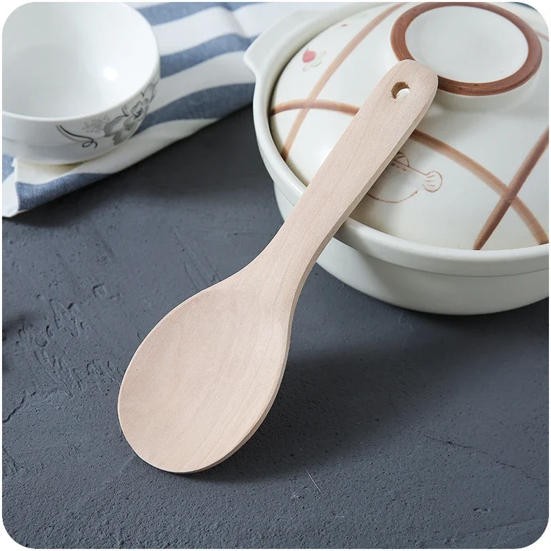 Carbonized bamboo spoon rice cooker is not sticky Steamed spoon scoop rice cooker E096 creative