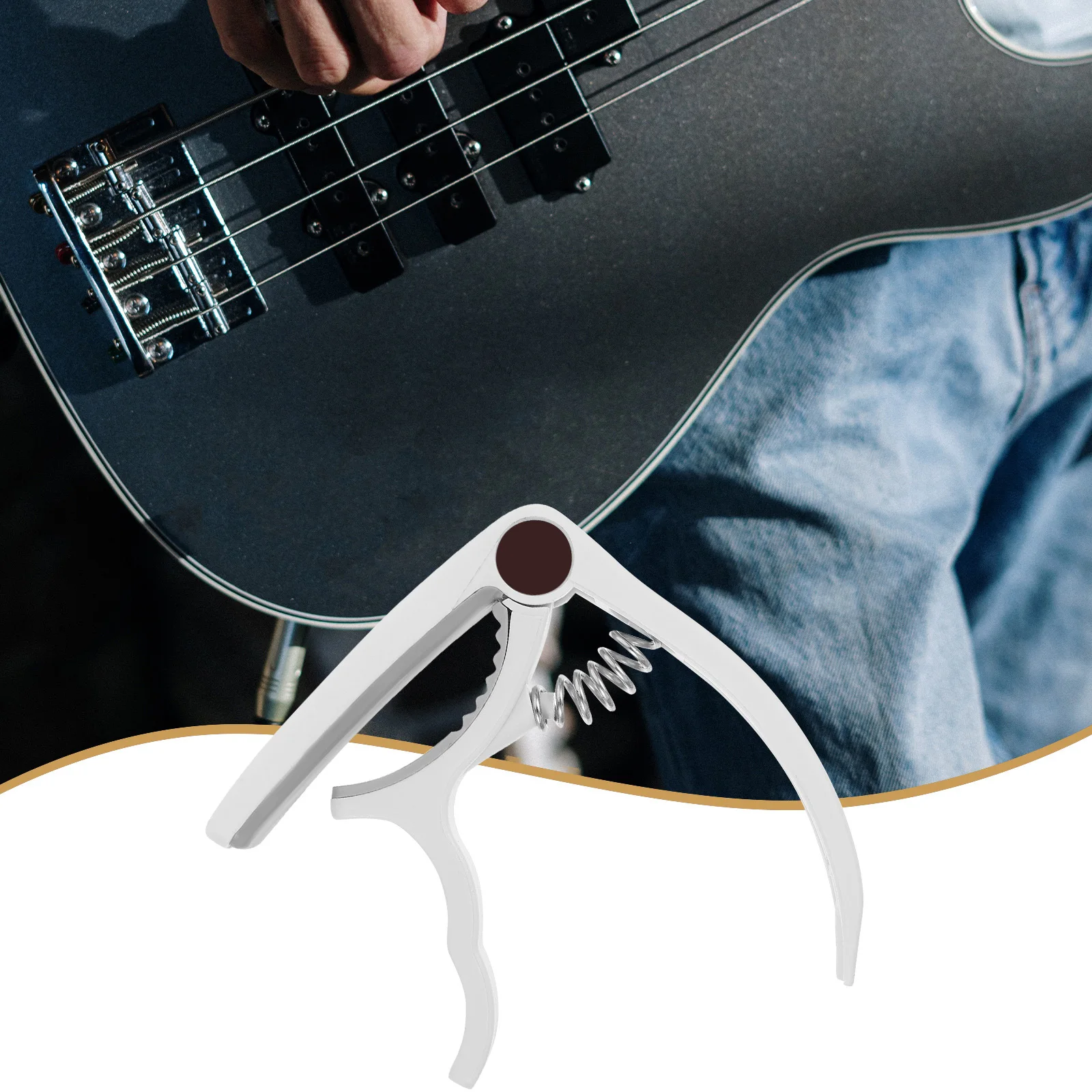 

Capo Guitar Tuning Tuner Clip-on Acoustic Electric Tone Adjustment